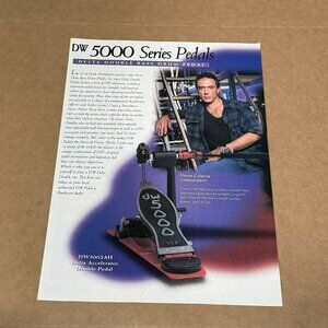 Vinnie Colaiuta - DW PEDALS - 1998 Print Advertisement